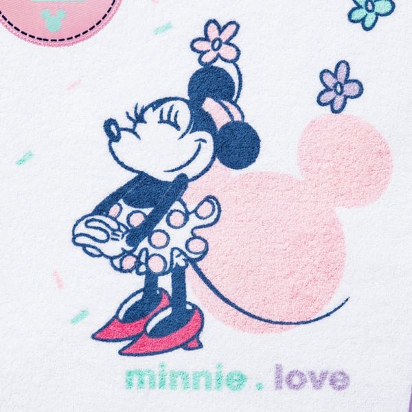 Bavoir maternelle Minnie confettis