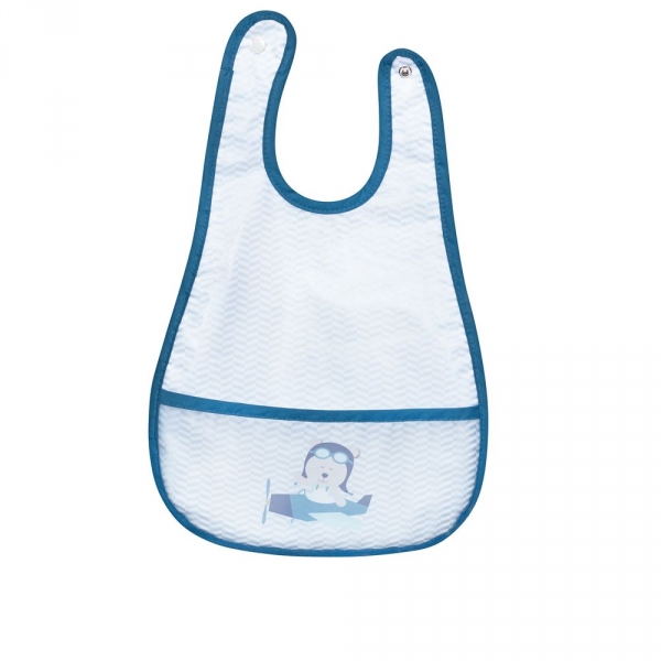 Sauthon Baby Deco Bavoir Plastifie Lazare Aviateur Made In Bebe Sauthon Baby Deco Bavoir Plastifie Lazare Aviateur Made In Bebe