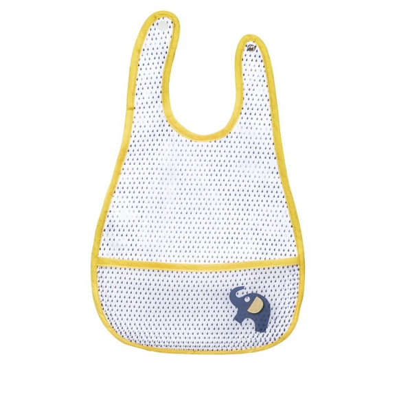 Bavoir plastifié Babyfan Jaune