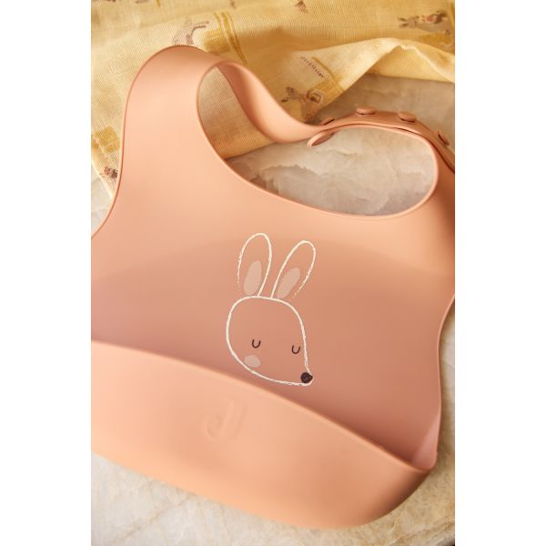 Lot de 2 bavoirs silicone Kangaroots