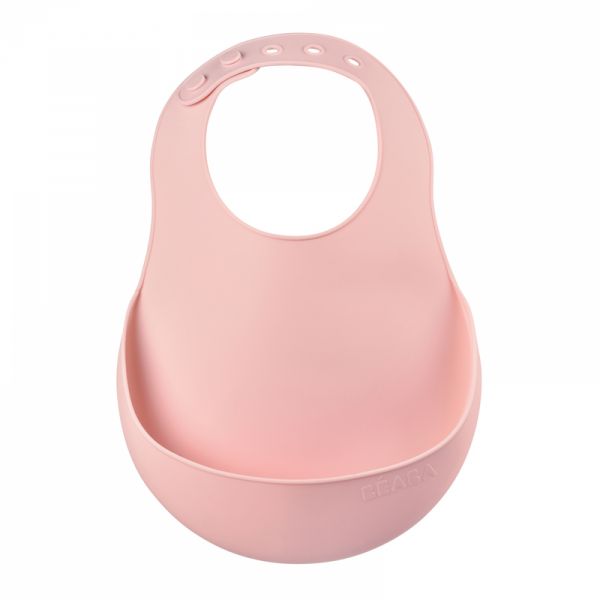 Bavoir en silicone Old Pink