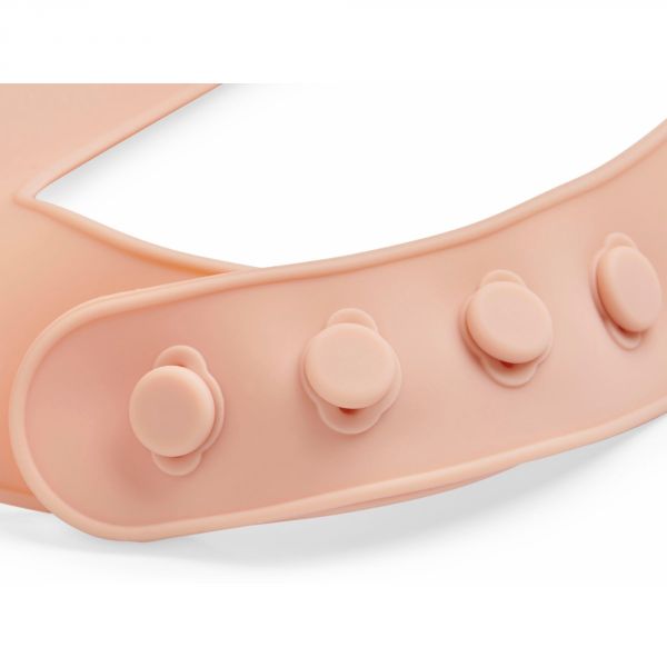 Bavoir en silicone Pale pink