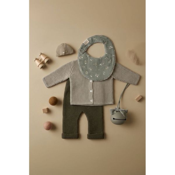 Bavoir bébé Navy jean