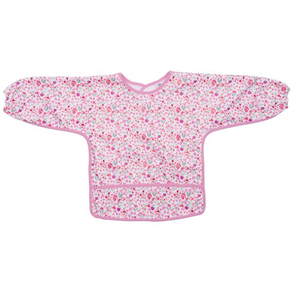 Bavoir tablier col claudine imperméable - Liberty 6/24 mois