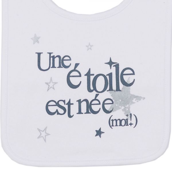 Bavoir bébé - Une étoile est née (moi!)