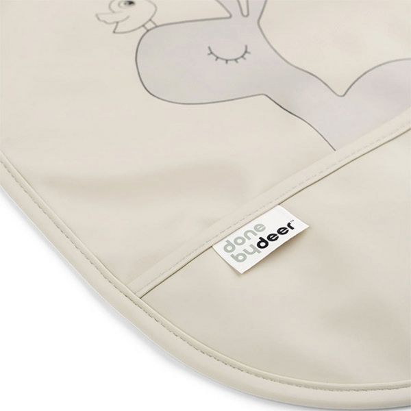 Lot de 2 Bavoirs velcro Lalee sable