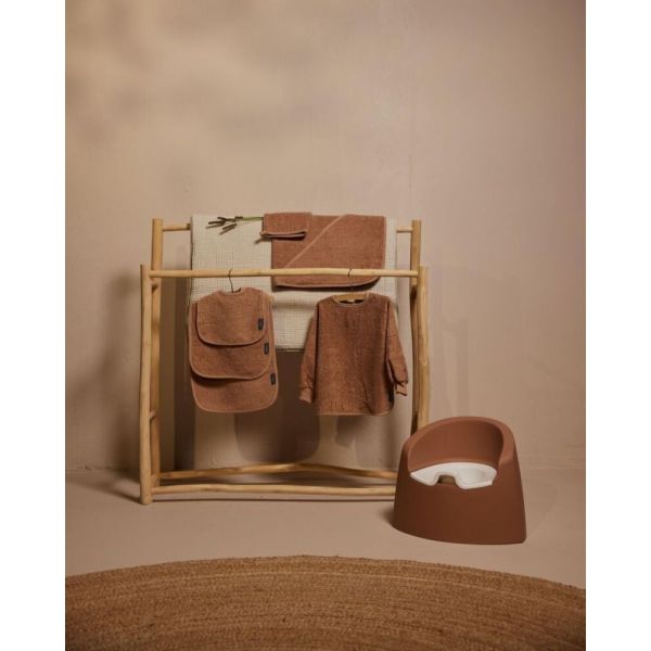 Bavoir bébé XL Eponge - Coral