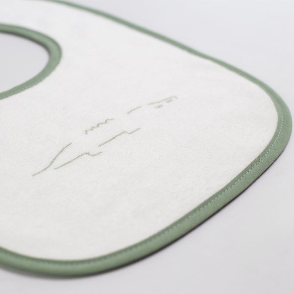 Lot de 6 bavoirs 1er âge 6 couleurs Grafic