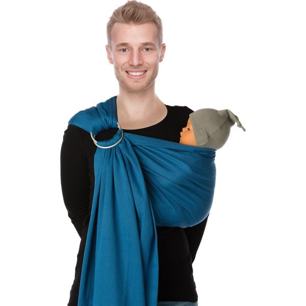 Écharpe de portage - Sling - Campanula blue