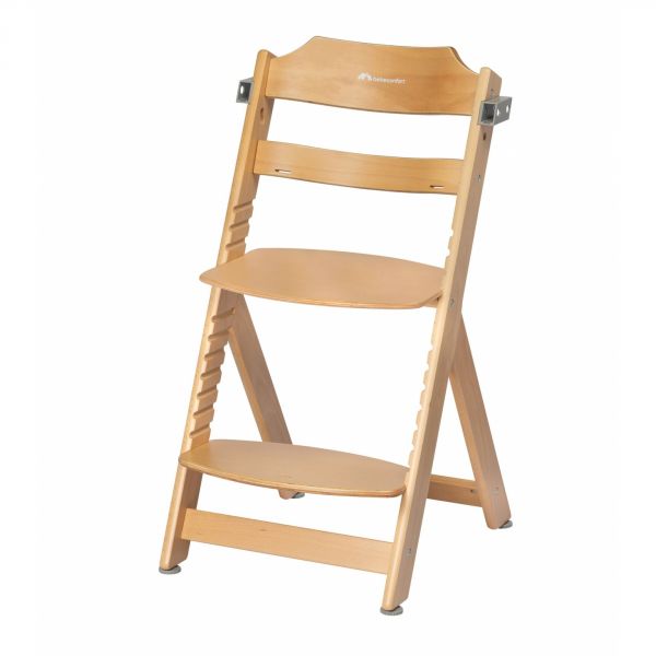 Chaise haute évolutive Timba avec coussin beige