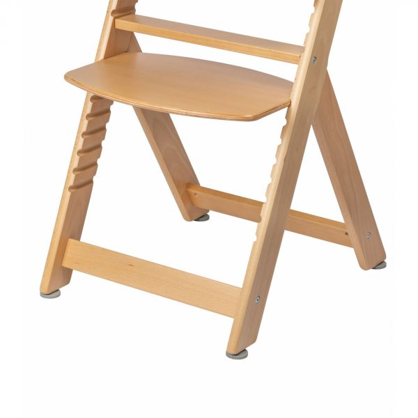 Chaise haute évolutive Timba avec coussin beige