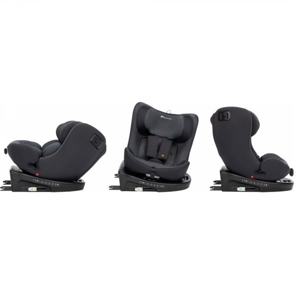 Siège auto Evolvefix pivotant 360° I-Size Tinted Black