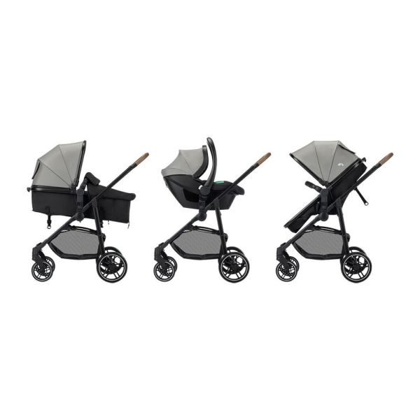 Poussette Trio Haze Luxe Tinted Grey