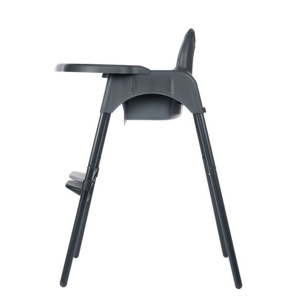Chaise haute évolutive Meely Graphite
