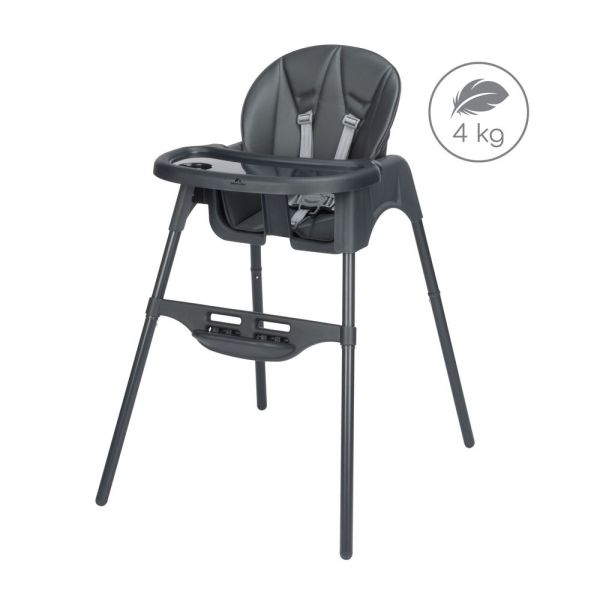 Chaise haute évolutive Meely Plus Tinted Graphite