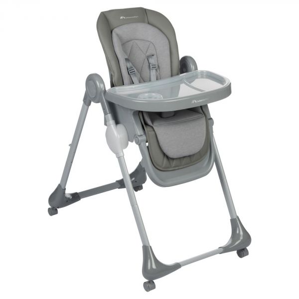 Chaise haute bébé Olea Mineral Gray