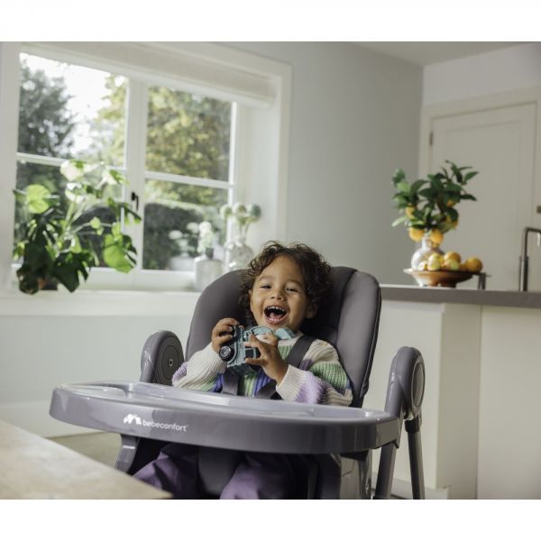 Chaise haute bébé Olea Mineral Gray