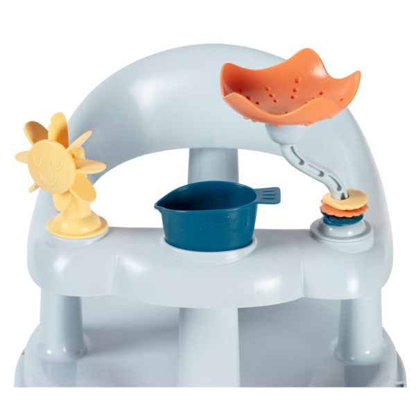 Siège de bain pivotant bébé ludique