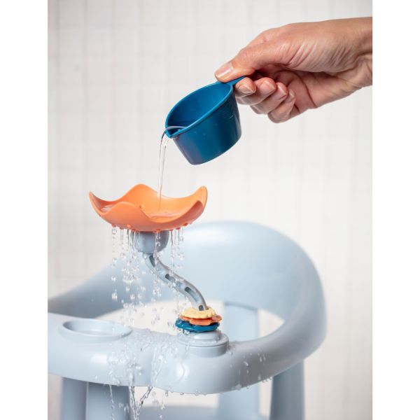 Siège de bain pivotant bébé ludique