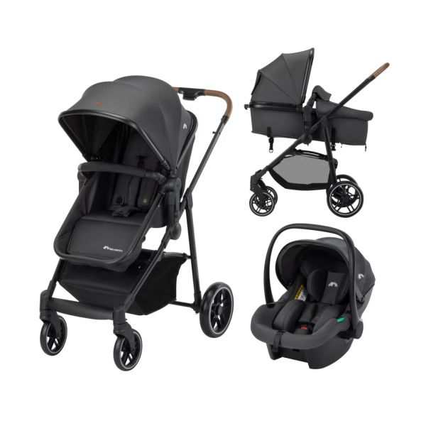 Poussette trio Haze Lux Mineral Graphite