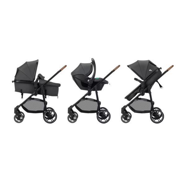 Poussette trio Haze Lux Mineral Graphite