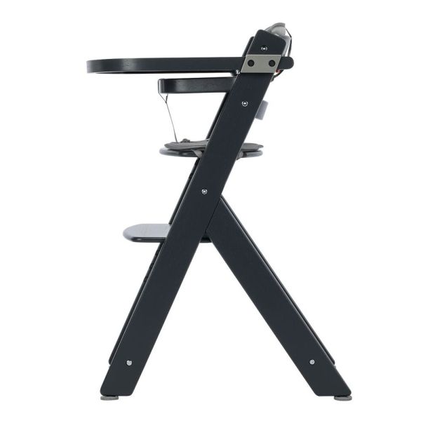 Chaise haute évolutive Timba² avec coussin Mineral Graphite