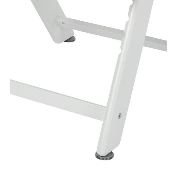 Chaise haute évolutive Timba² blanc avec coussin gris