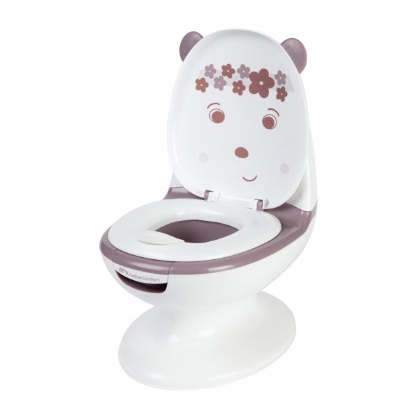 Mini toilettes bébé Ours rose