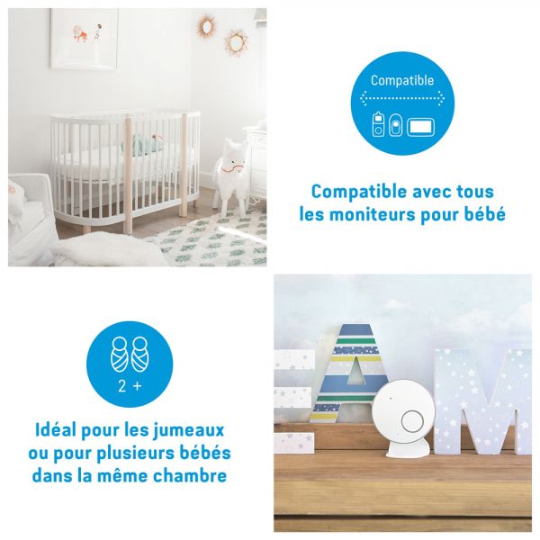 Babyphone moniteur son et mouvements AC127