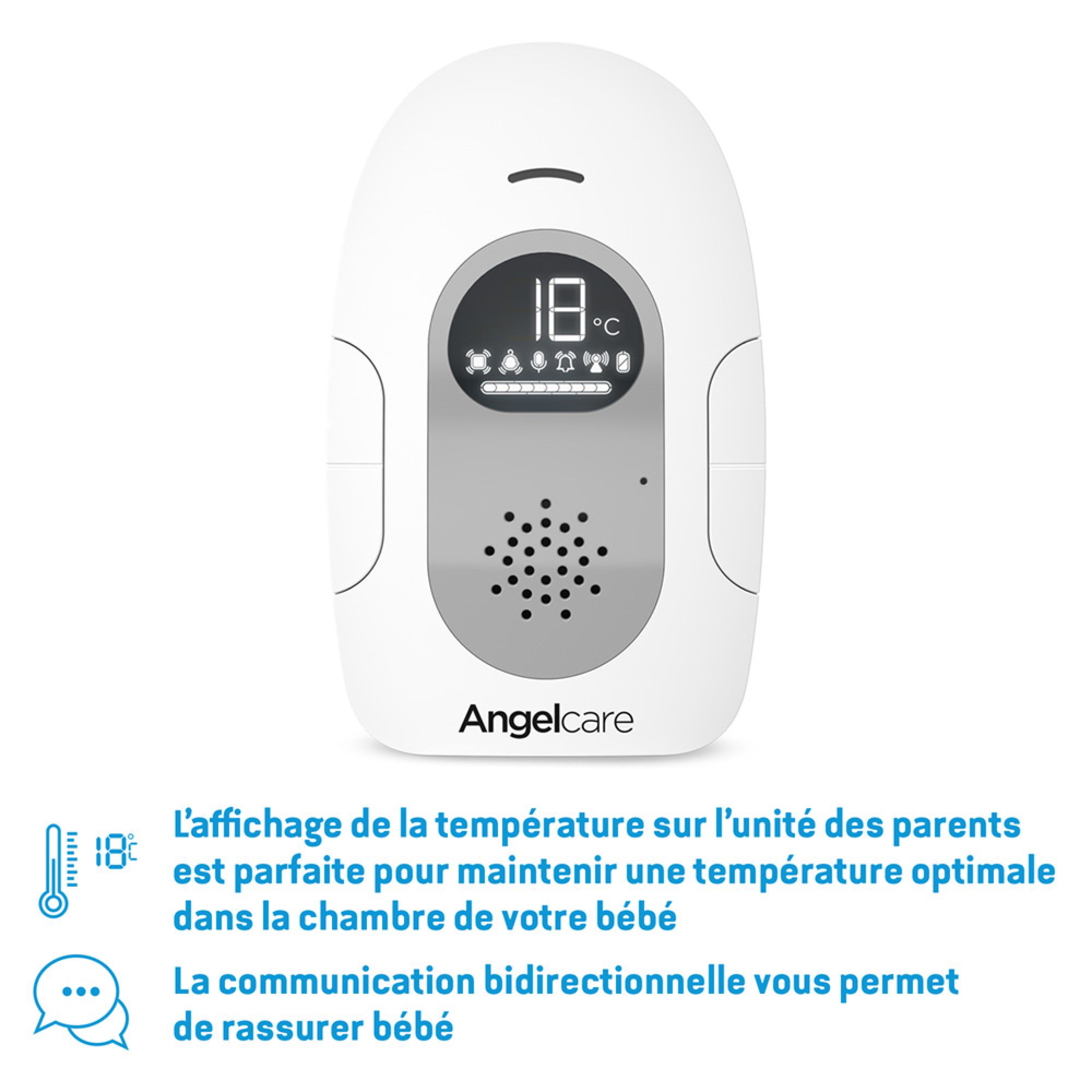 ANGEL CARE - Ecoute bébé angelcare ac327 blanc