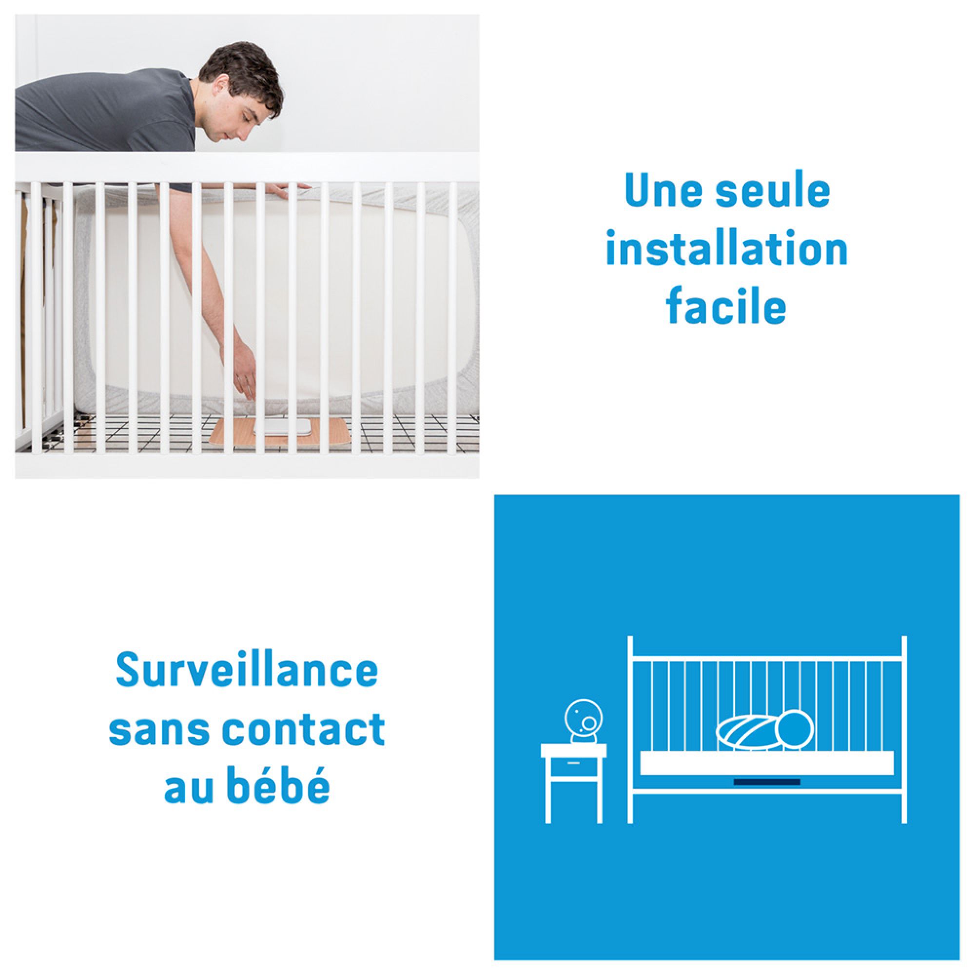 ② Babyphone - Détecteur mouvements Angel Care — Babyphones — 2ememain