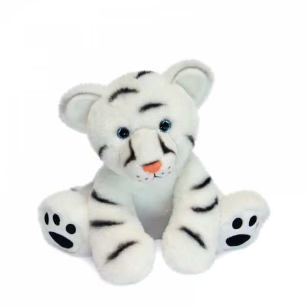 Peluche Bébé Tigre blanc 25 cm