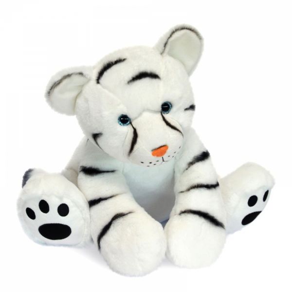 Peluche Bébé Tigre blanc 35 cm