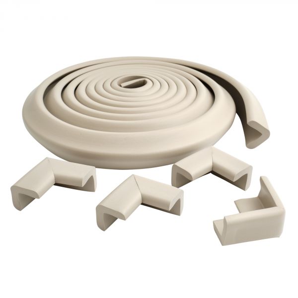 Bande De Mousse De Protection 2m - Antichoc Pour Coins De Meubles - Sécurité Bébé Et Enfants - Épaisseur 8mm, Largeur 8cm - Beige