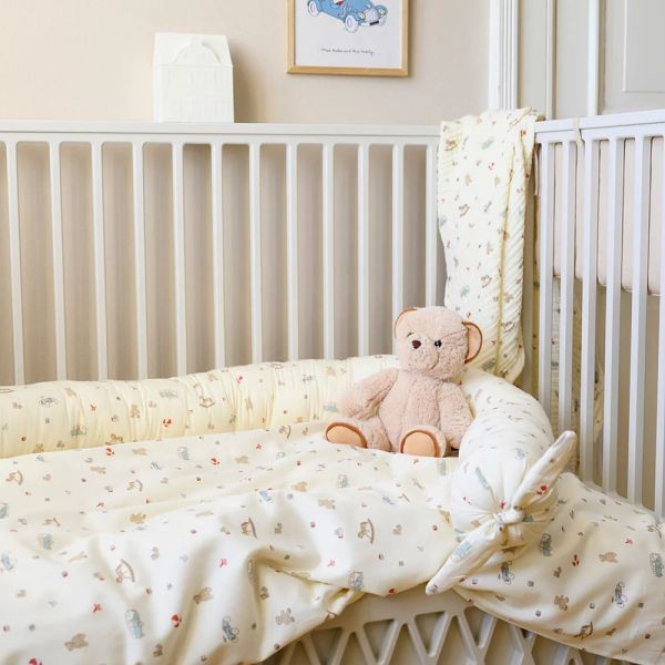 Tour de lit boudin Vintage Toys 180 cm
