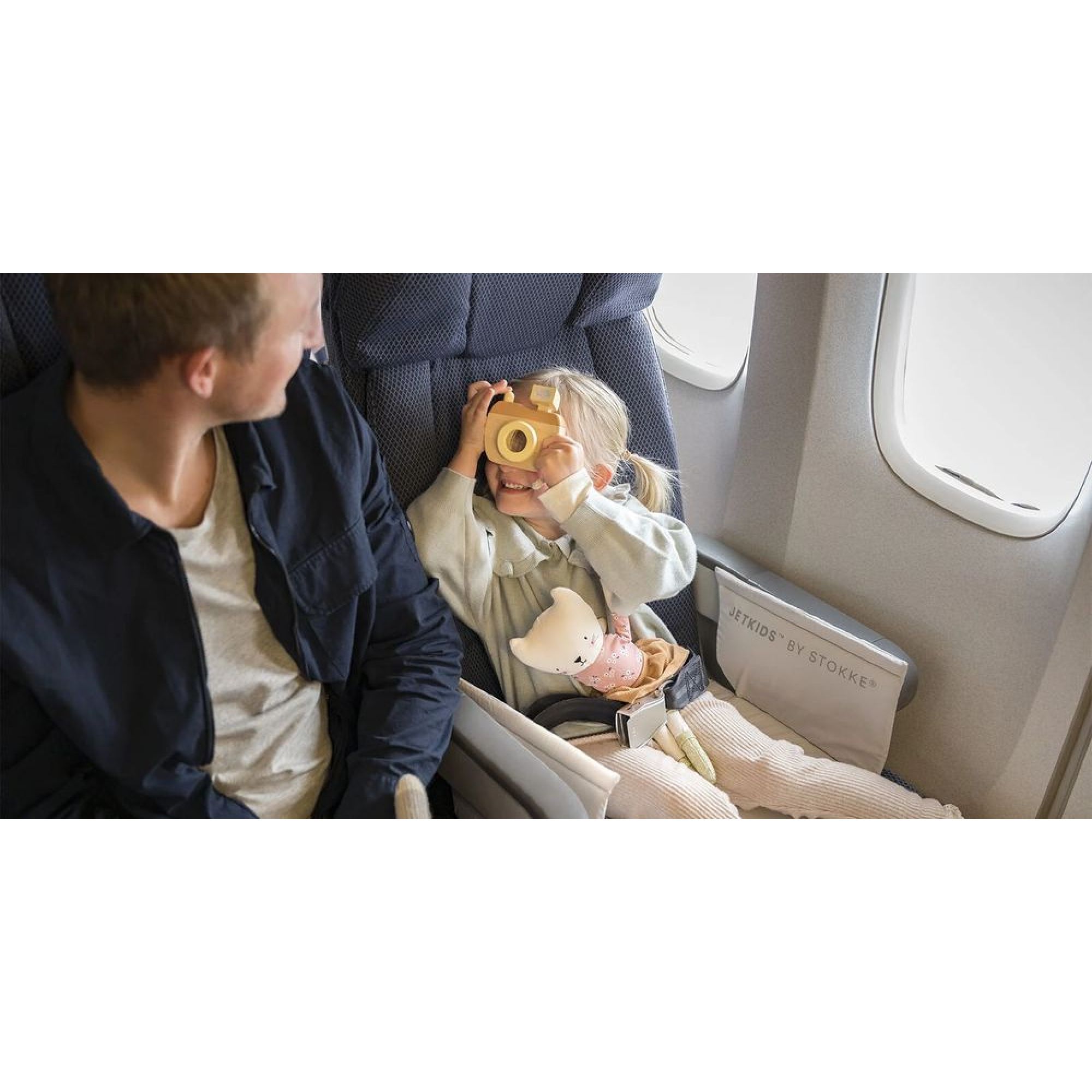 Qualita Air Lit bébé avion - Matelas avion - Oreiller de voyage Avion - Lit  parapluie