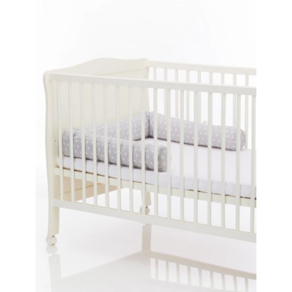 Tour de lit Luxe 190 cm Gris