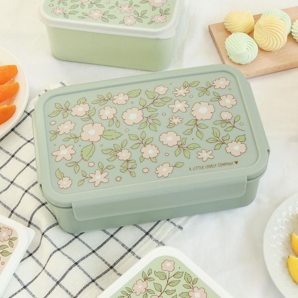 Lunch box Fleurs Sage
