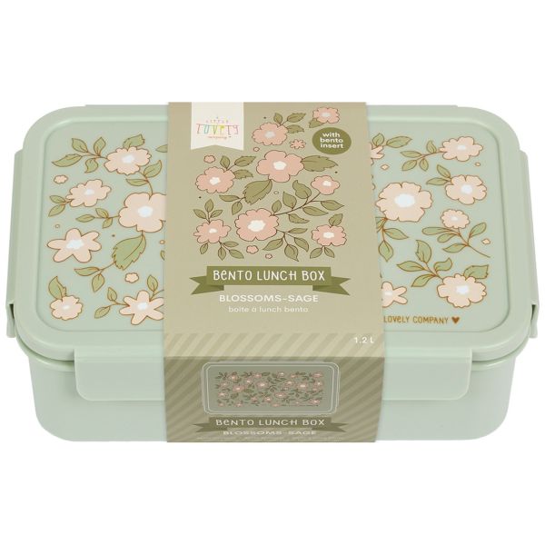 Lunch box Fleurs Sage
