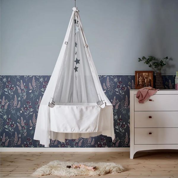 Berceau blanc Classic avec trépied et voile Blanc