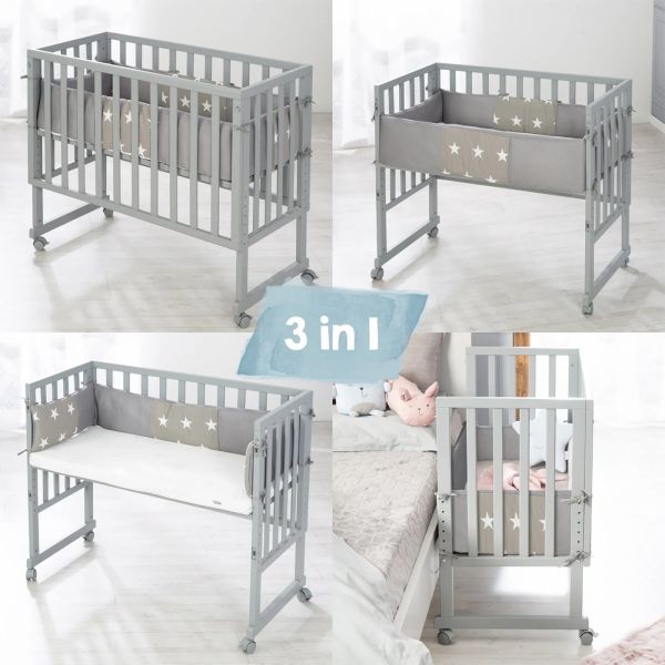 Berceau cododo 3 en 1 Little Stars avec matelas et nid