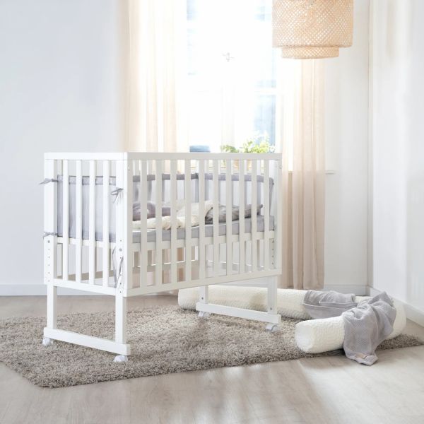 Berceau cododo 3 en 1 bois blanc avec matelas et nid