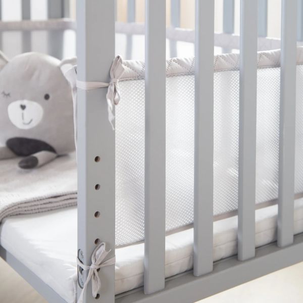Berceau cododo 3 en 1 bois gris avec matelas et nid