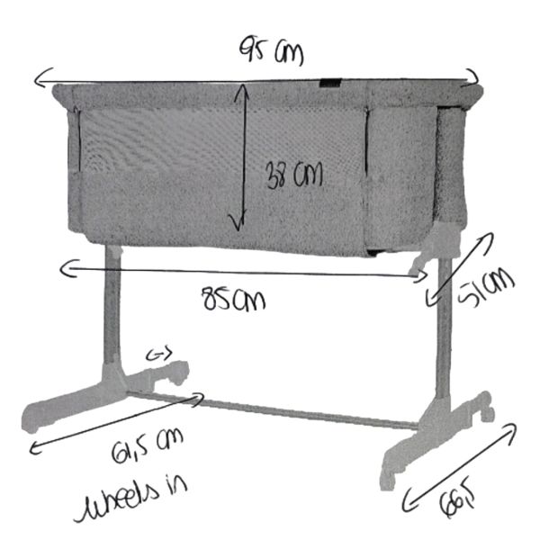 Lit cododo Side-by-side bouclettes natural crème