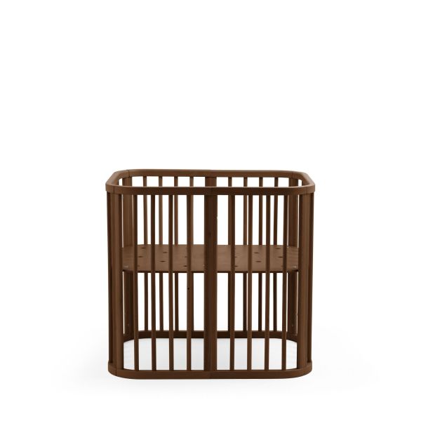 Berceau en bois mini Nighti Warm brown + matelas