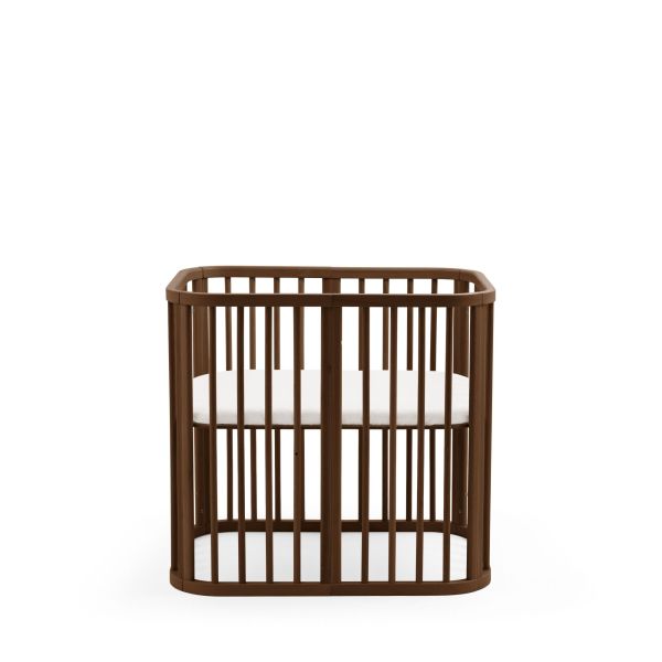 Berceau en bois mini Nighti Warm brown + matelas