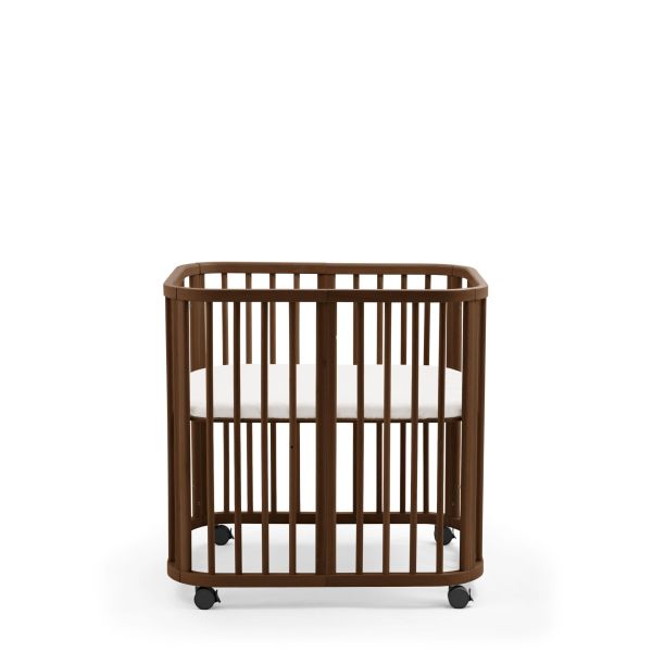 Berceau en bois mini Nighti Warm brown + matelas