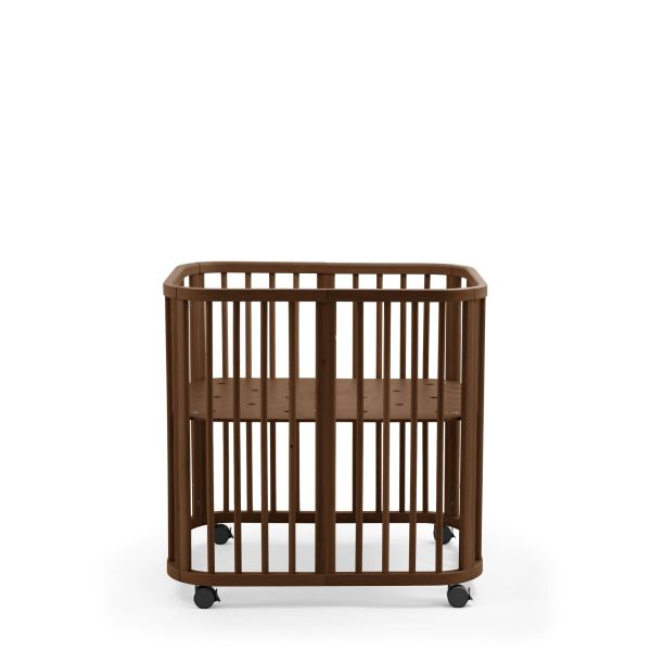 Berceau en bois mini Nighti Warm brown + matelas