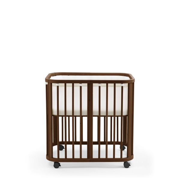 Berceau en bois mini Nighti Warm brown + matelas