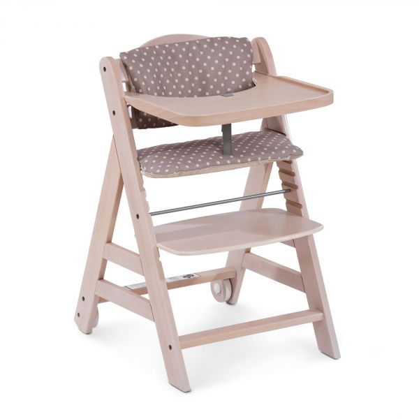 Chaise haute évolutive Beta+ 3 en 1 Blanc chiné